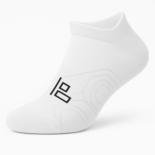 White Athletic Ankle Socks (2-Pack)