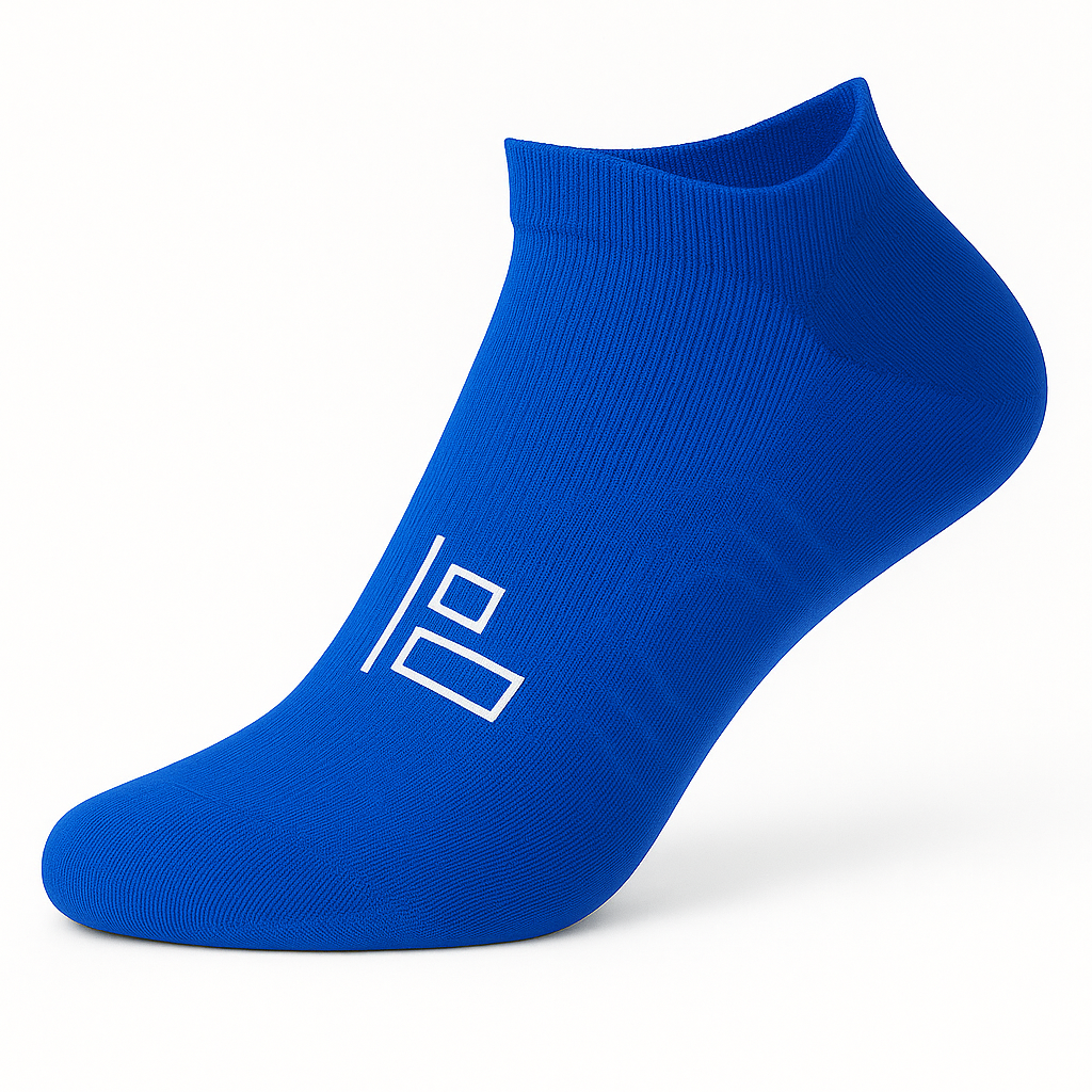 Blue Athletic Ankle Socks (2-Pack)